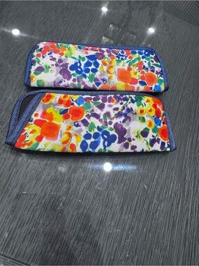 Floral Multicolor reading glasses holder- Bright Watercolor Print selling both